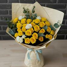 Букет цветов из:  Розы в Комсомольске Ивановской области