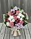 Букет цветов из: Альстромерии, Гвоздики, Розы и Хризантемы в Комсомольске Ивановской области