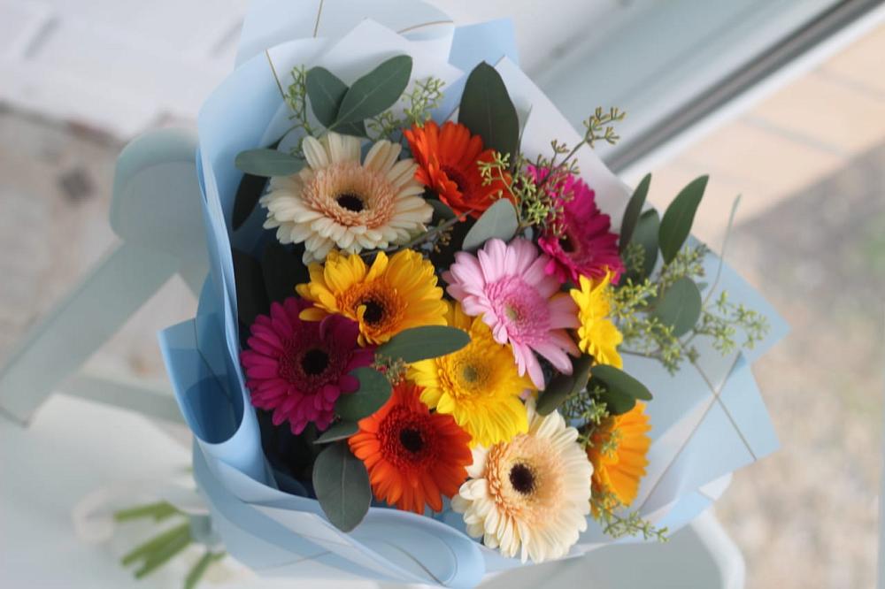 Букет цветов из: Герберы в Комсомольске Ивановской области