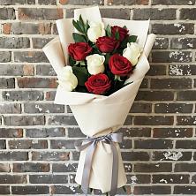 Букет цветов из:  Розы в Комсомольске Ивановской области