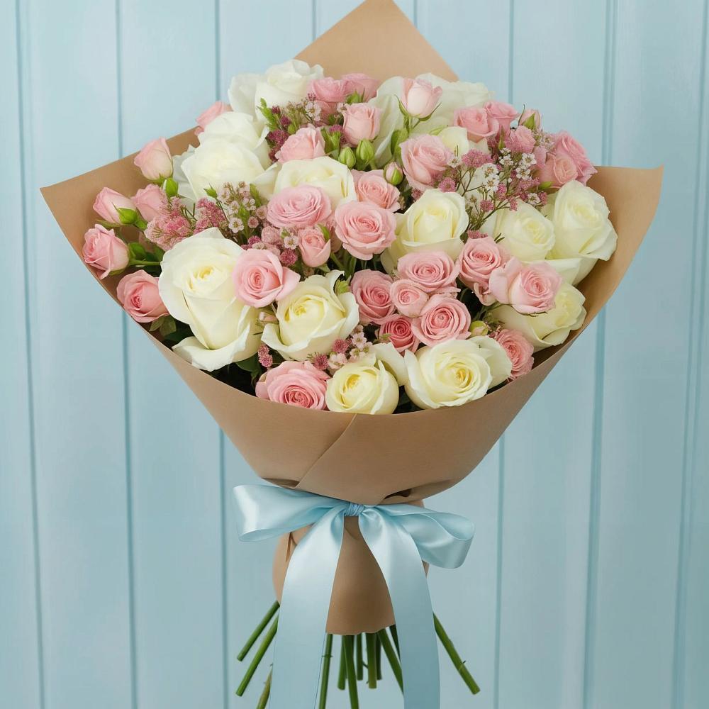 Букет цветов из: Розы в Комсомольске Ивановской области