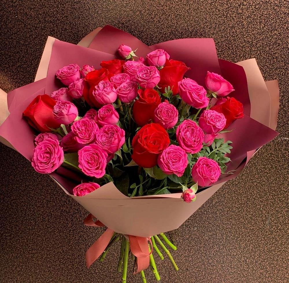 Букет В объятьях нежности в Комсомольске Ивановской области