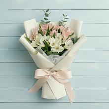 Букет цветов из:  Альстромерии в Комсомольске Ивановской области