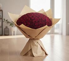Букет 101 Красная роза в Комсомольске Ивановской области