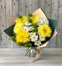 Букет цветов из:  Хризантемы #REPLACE_PRED# Комсомольске Ивановской области