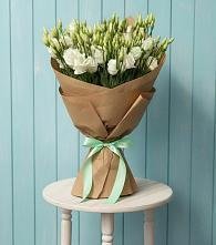 Букет цветов из:  Лизиантусы в Комсомольске Ивановской области