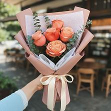 Букет цветов из:  Розы в Комсомольске Ивановской области