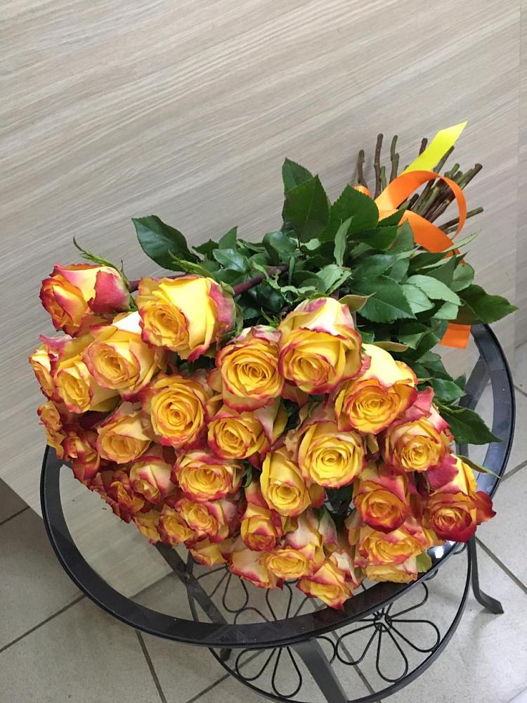 Букет Желтые розы в Комсомольске Ивановской области