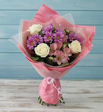 Букет цветов из:  Герберы #REPLACE_PRED# Комсомольске Ивановской области