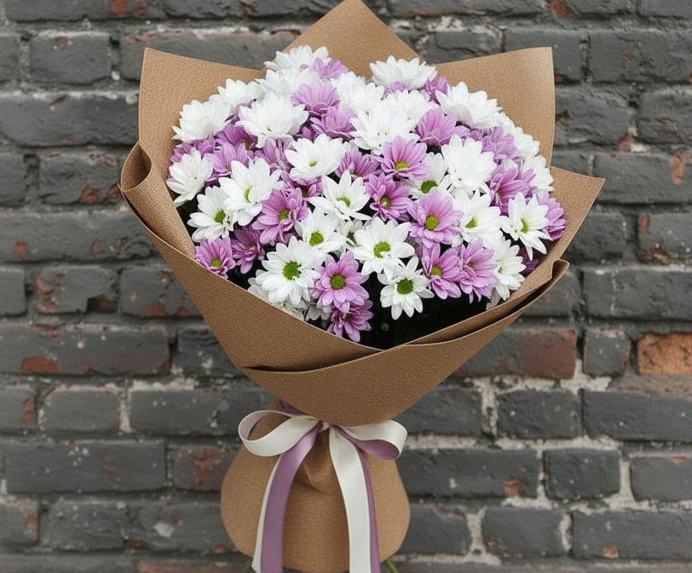 Букет цветов из: Хризантемы в Комсомольске Ивановской области