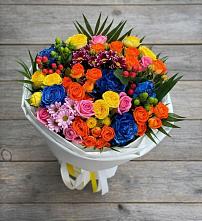 Букет цветов из:  Розы и Хризантемы #REPLACE_PRED# Комсомольске Ивановской области
