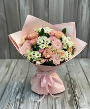 Букет цветов из:  Гвоздики, Розы и Хризантемы #REPLACE_PRED# Комсомольске Ивановской области