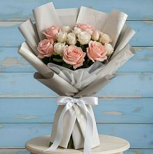 Букет цветов из:  Розы #REPLACE_PRED# Комсомольске Ивановской области