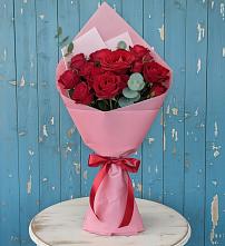Букет цветов из:  Розы в Комсомольске Ивановской области