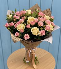 Букет цветов из:  Розы в Комсомольске Ивановской области