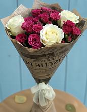Букет цветов из:  Розы в Комсомольске Ивановской области
