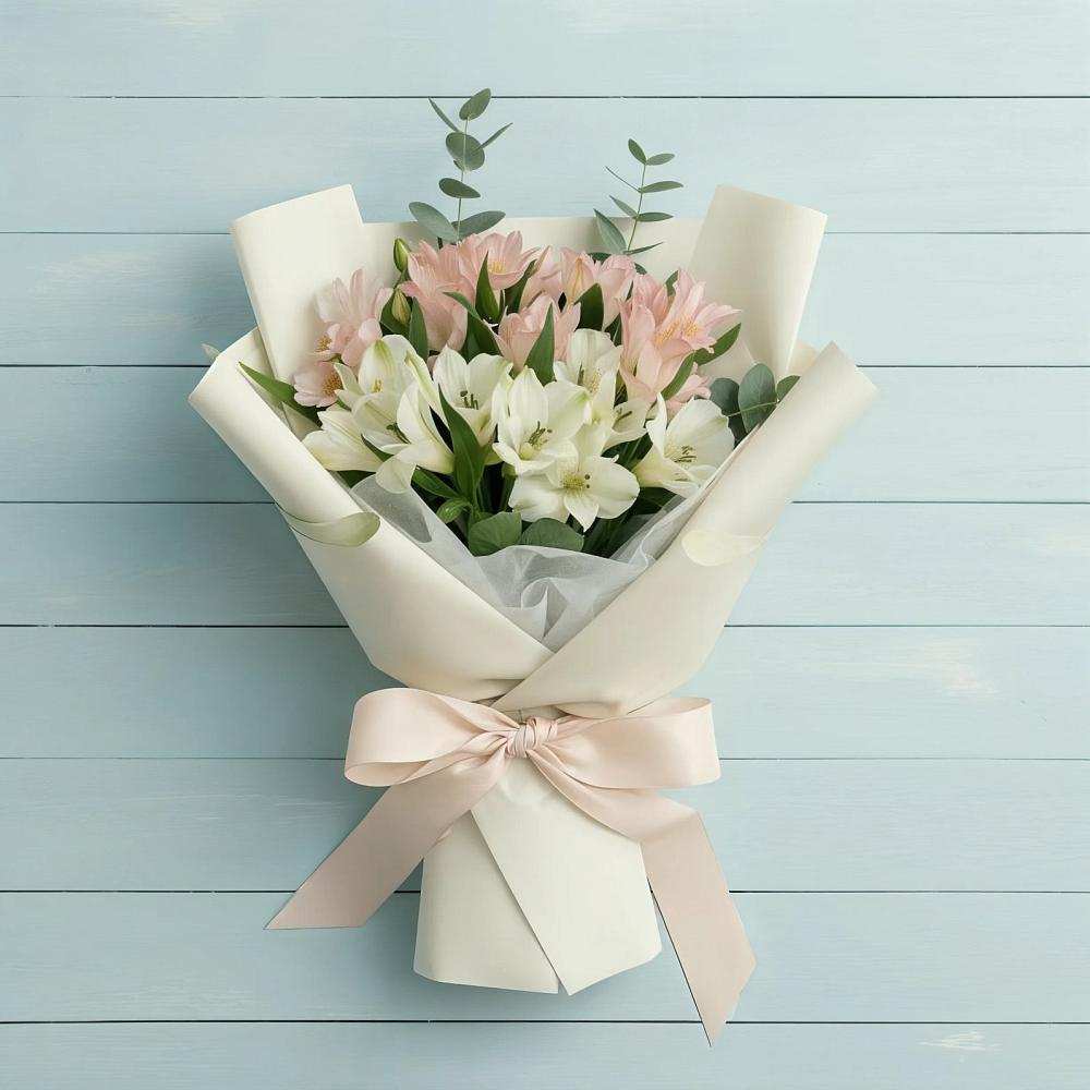 Букет цветов из: Альстромерии в Комсомольске Ивановской области