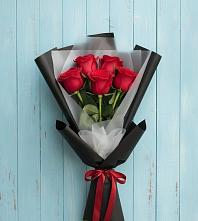 Букет цветов из:  Розы в Комсомольске Ивановской области