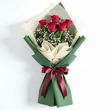 Букет цветов из:  Розы в Комсомольске Ивановской области