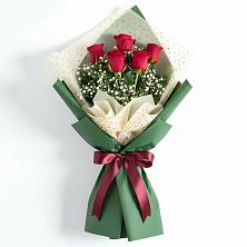 Букет цветов из:  Розы в Комсомольске Ивановской области