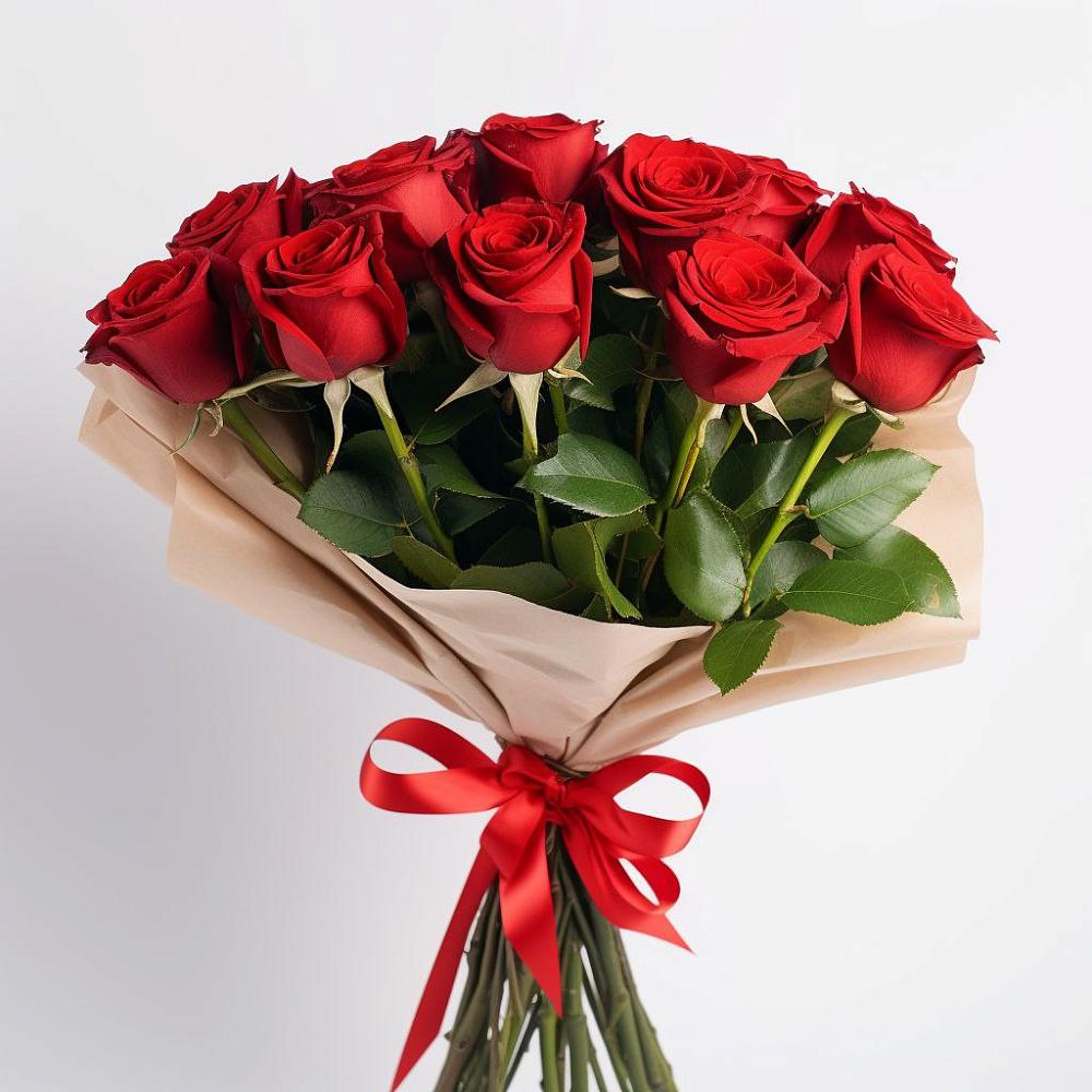 Букет 11 Красных роз Эдлесс Лав в Комсомольске Ивановской области