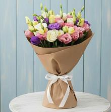 Букет цветов из:  Лизиантусы в Комсомольске Ивановской области