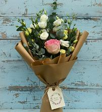 Букет цветов из:  Розы и Лизиантусы #REPLACE_PRED# Комсомольске Ивановской области