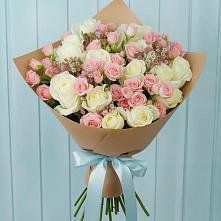 Букет цветов из:  Розы в Комсомольске Ивановской области